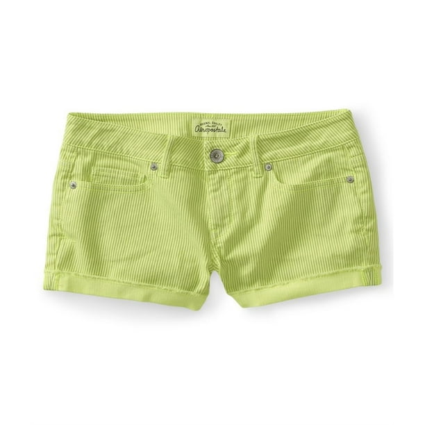 Aeropostale Womens Cut Off Shorty Casual Denim Shorts